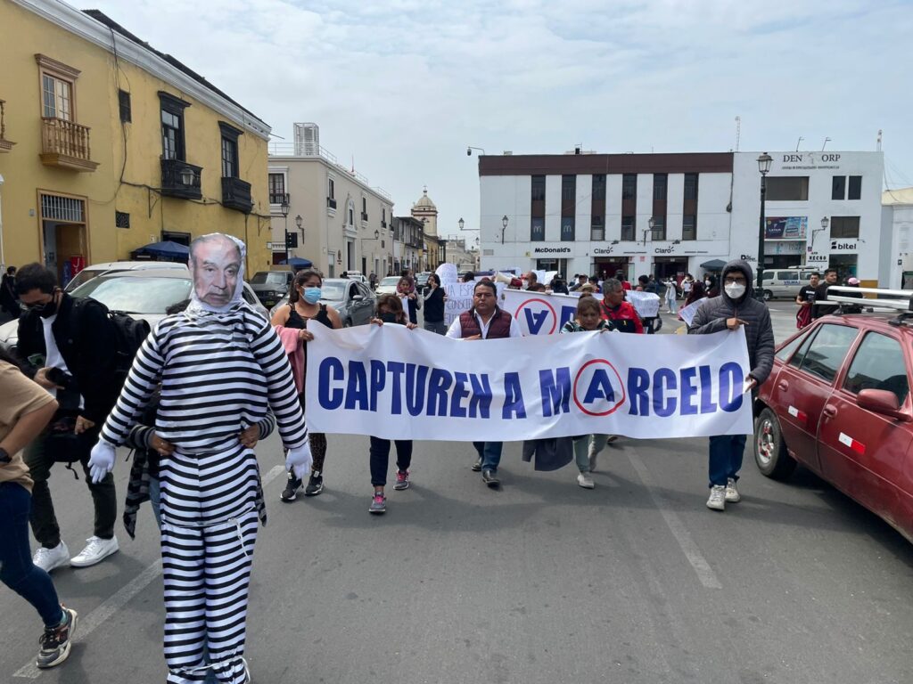 Marchan para pedir captura del prófugo Daniel Marcelo